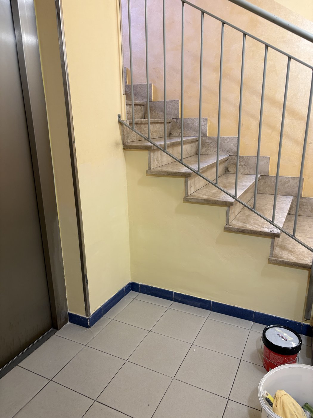 Parete dopo trattamento anti-muffa